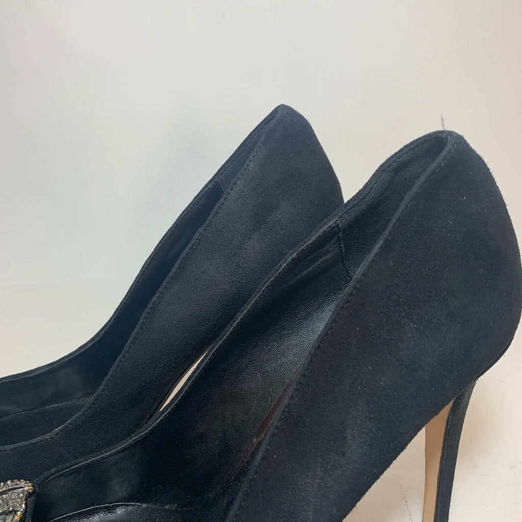 DUNE Black Suede 'Breanna' Pumps | Pre Loved |