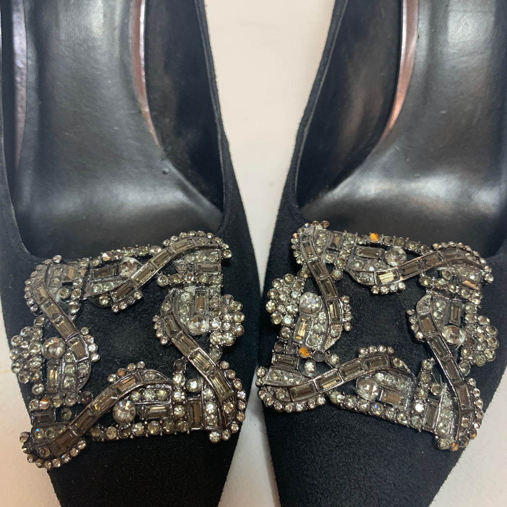 DUNE Black Suede 'Breanna' Pumps | Pre Loved |