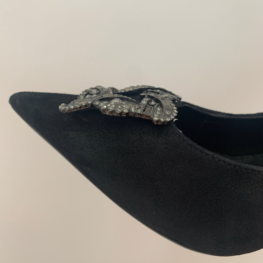 DUNE Black Suede Breanna Pumps Pre Loved Secret Stash