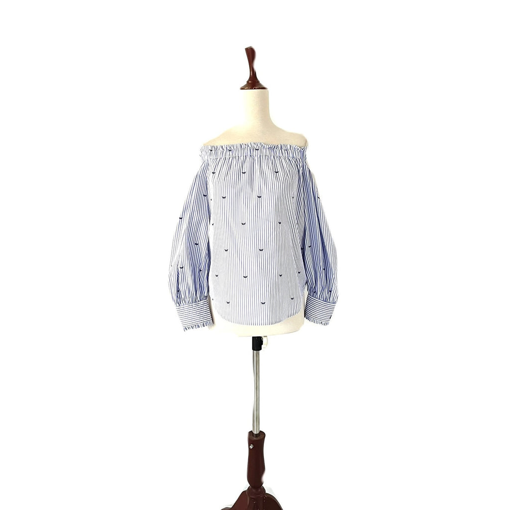 New Look Striped Off-Shoulder Top | Gently Used |