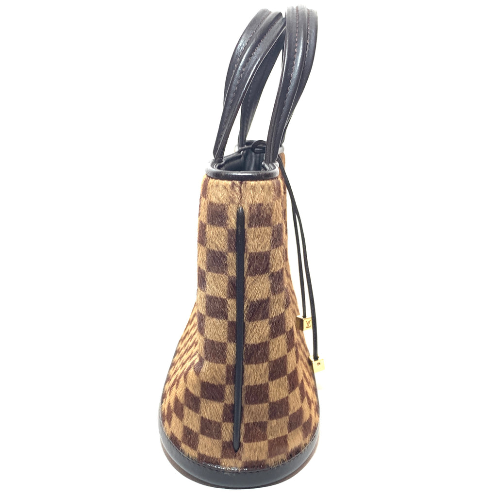 Louis Vuitton Impala Damier Calf Hair Mini Tote Bag | Pre Loved |