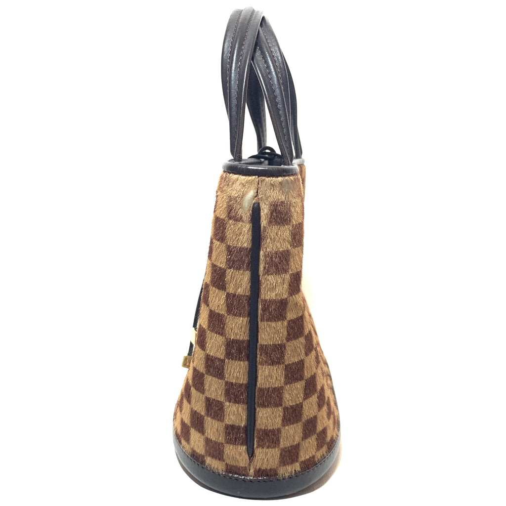 Louis Vuitton Impala Brown Fur Handbag (Pre-Owned)
