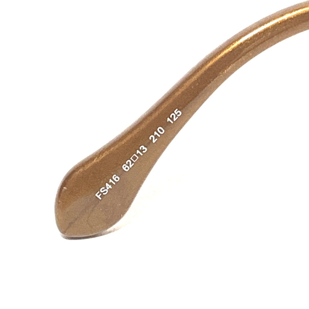 Fendi FS 416 Bronze Metal Rimless Sunglasses | Brand New |