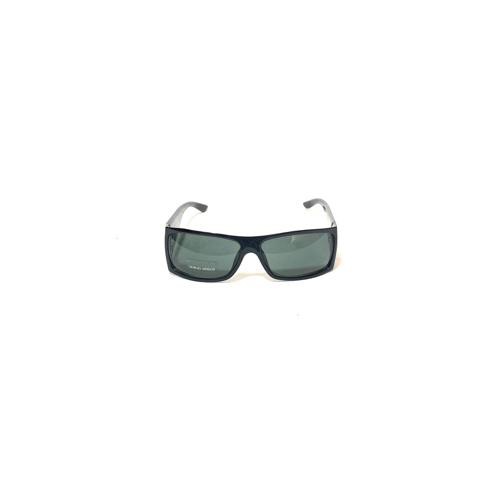 Giorgio Armani GA52/S Black Rectangular Unisex Sunglasses | Brand New |