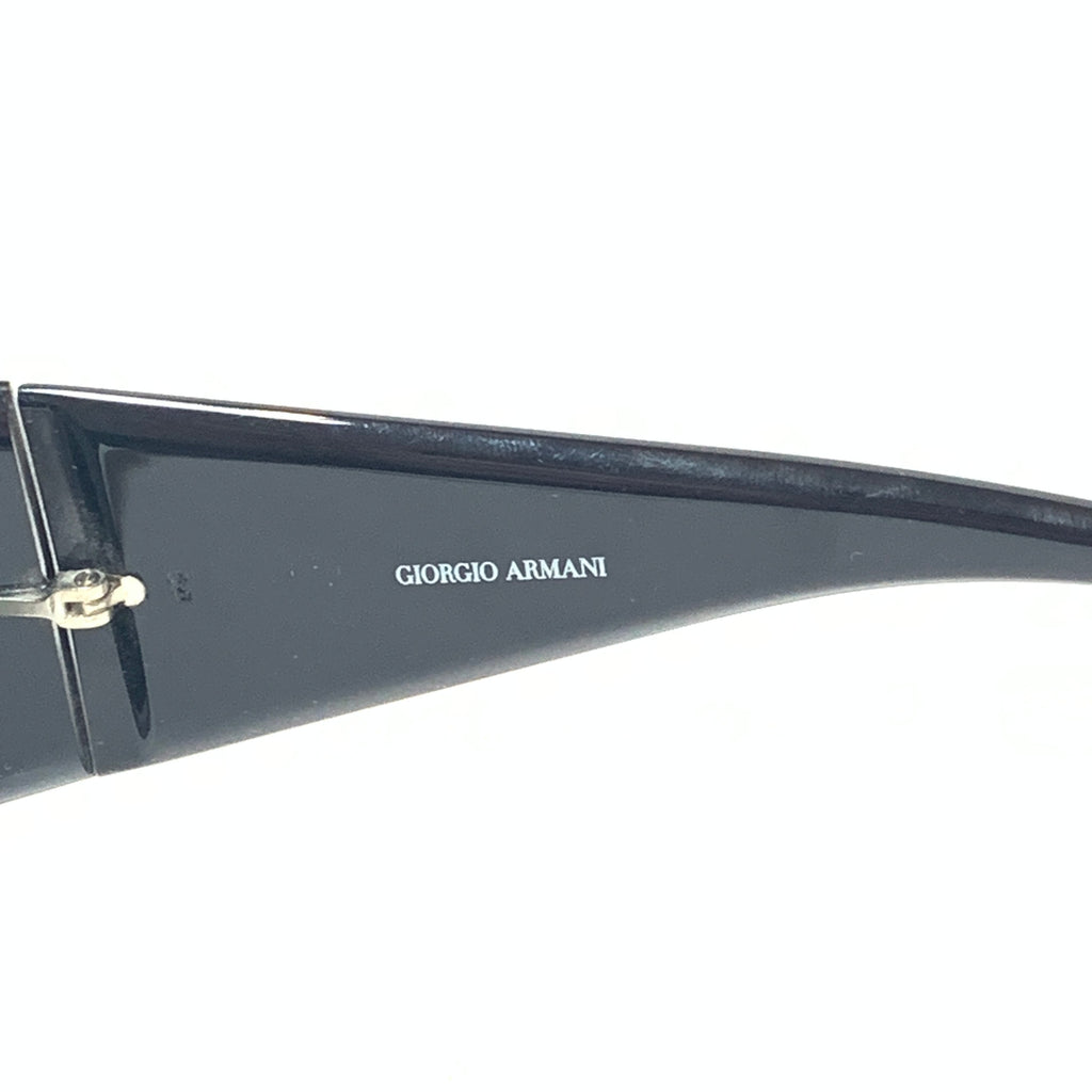 Giorgio Armani GA52/S Black Rectangular Unisex Sunglasses | Brand New |