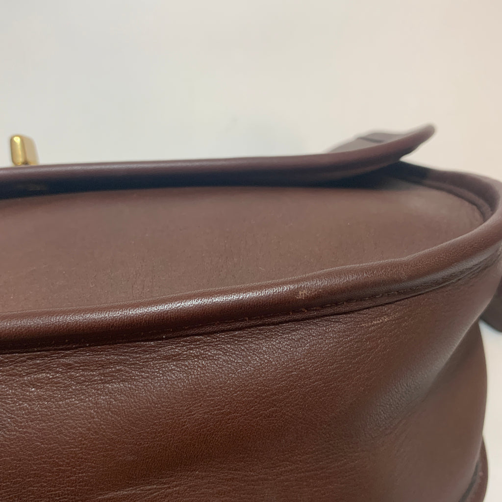 Coach Brown Leather 'City' Crossbody Bag | Brand New |