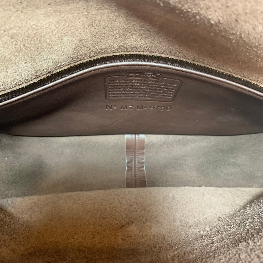 Coach Brown Leather 'City' Crossbody Bag | Brand New |