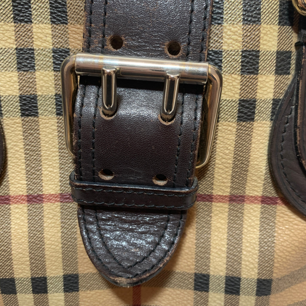 Burberry Haymarket Check Canvas Tote | Pre Loved |
