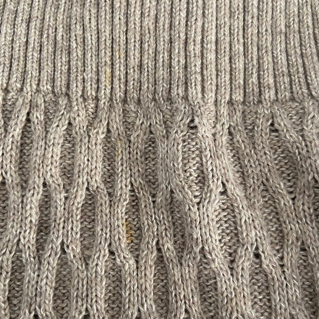 Old Navy Beige Turtle-neck Knit Sweater Dress | Pre Loved |