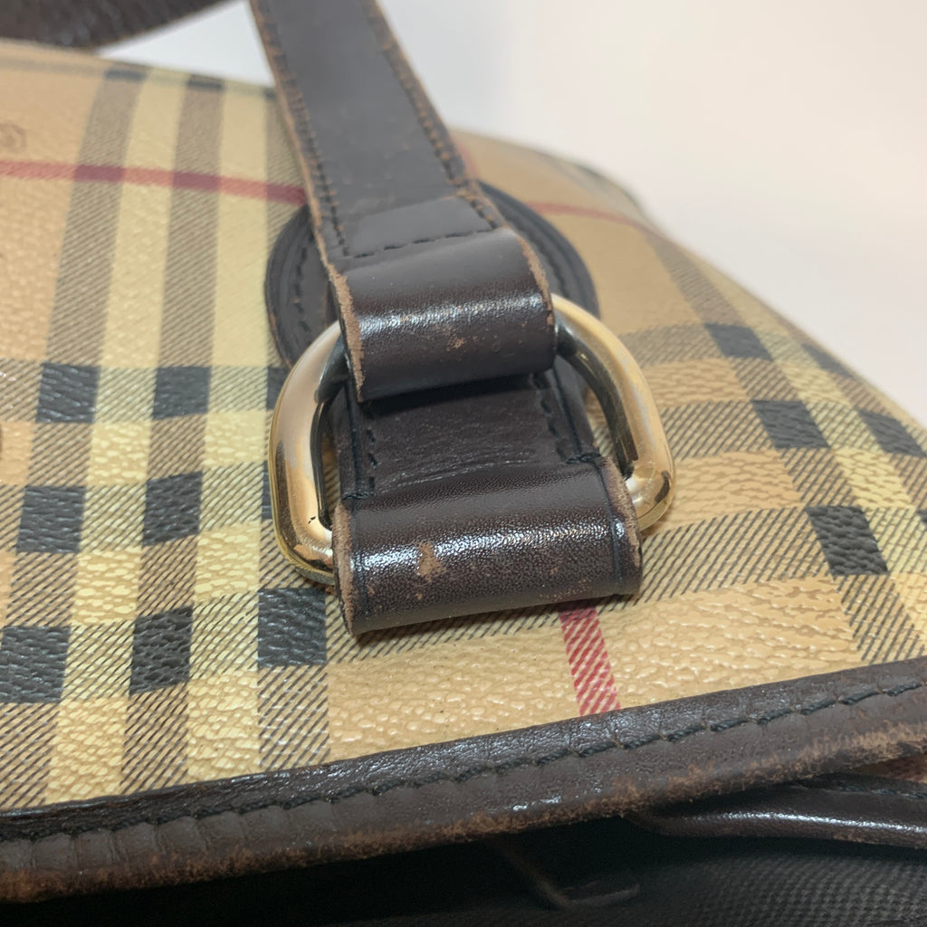 Burberry Haymarket Check Canvas Tote | Pre Loved |