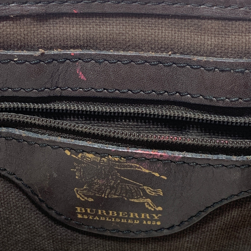 Burberry Haymarket Check Canvas Tote | Pre Loved |