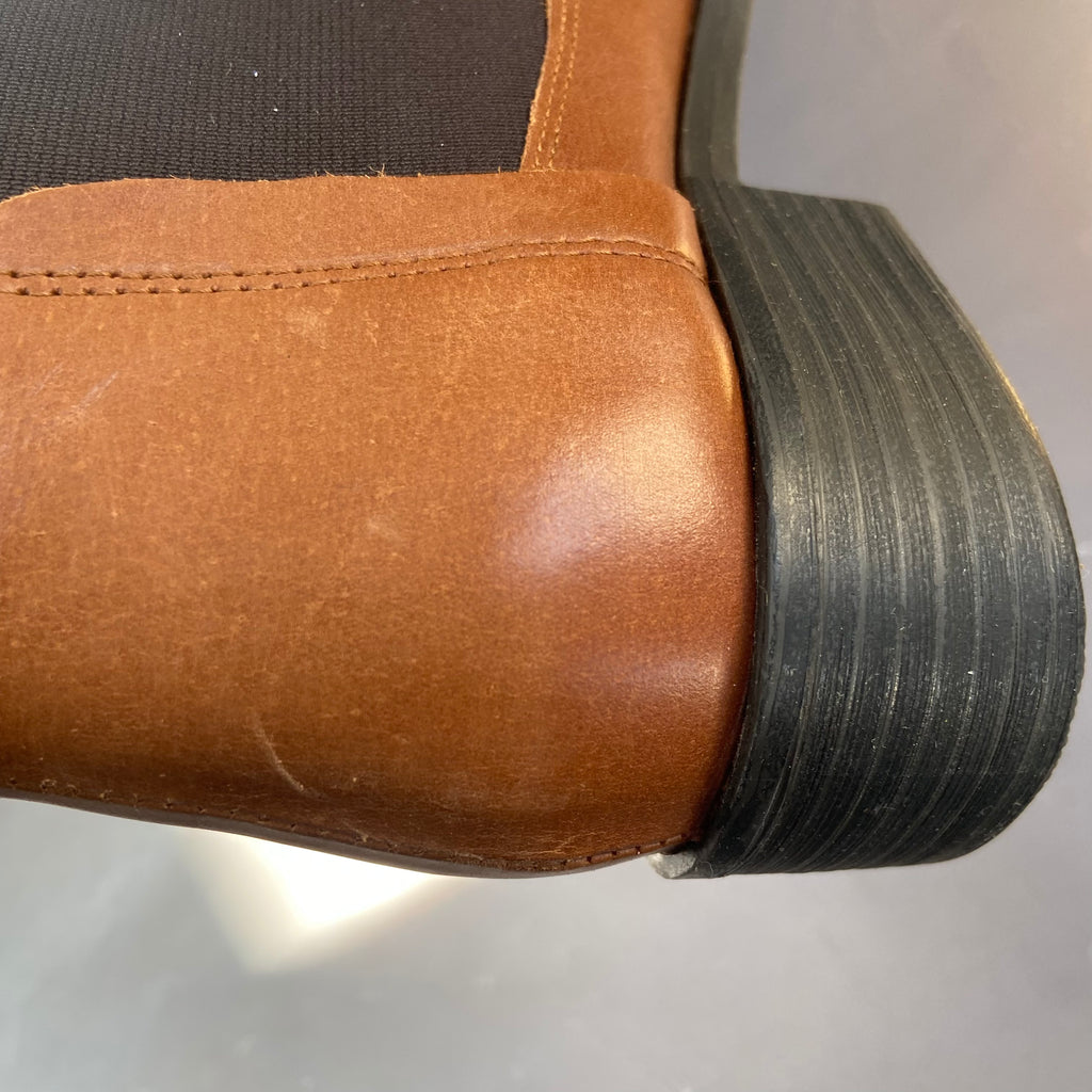 New Look Brown Leather Ankle Boots | Like New |