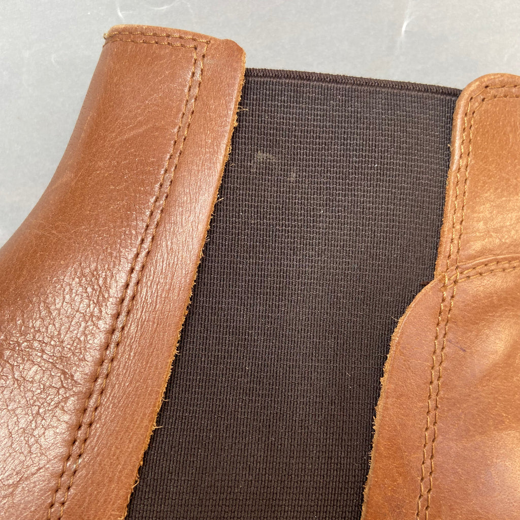 New Look Brown Leather Ankle Boots | Like New |