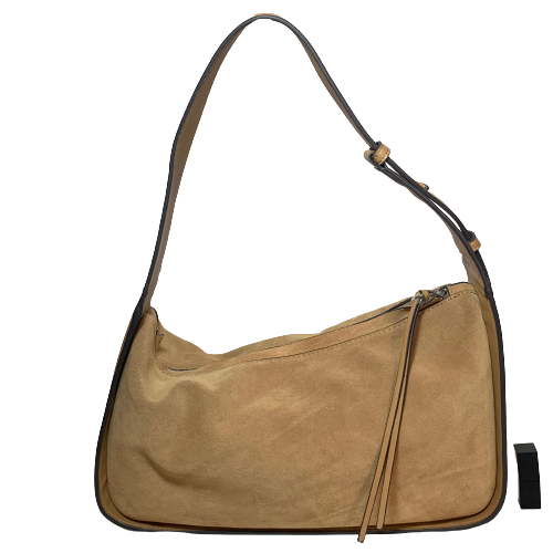 Mango Suede Camel Shoulder Bag | Like New |