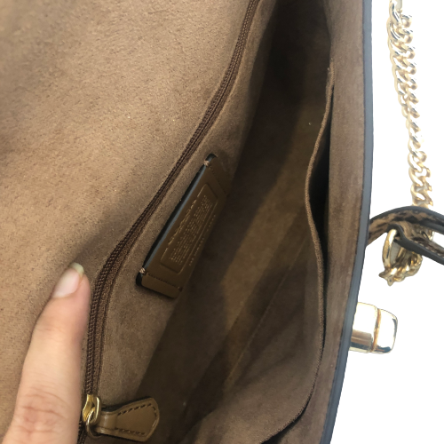 Coach Marlie Top Handle Cream Pebbled Leather Satchel | Brand New |