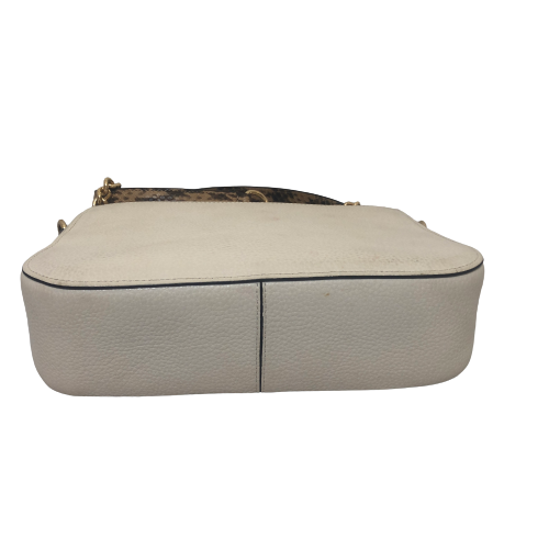 Coach Marlie Top Handle Cream Pebbled Leather Satchel | Brand New |