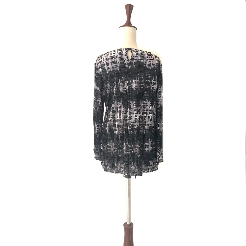 NEXT Black & Silver Knot Top | Gently Used |