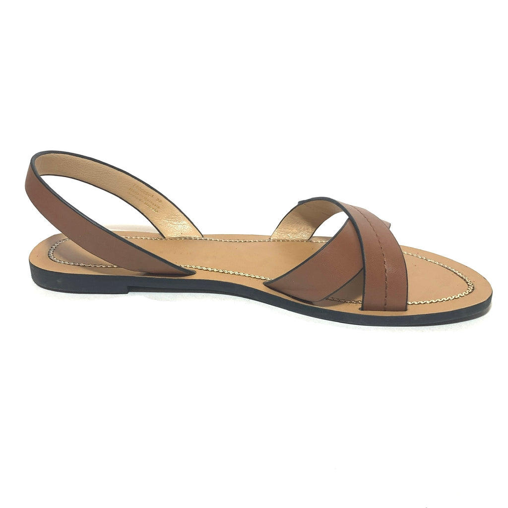 Charles & Keith Tan Flat Sandals | Gently Used |
