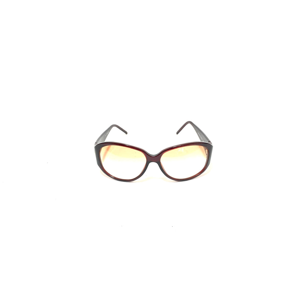 Givenchy SGV557N Mahogany Oversized Sunglasses | Like New |