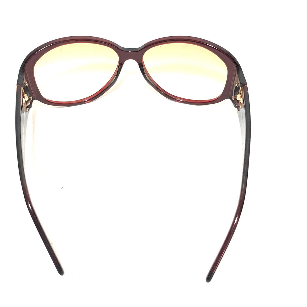 Givenchy SGV557N Mahogany Oversized Sunglasses | Like New |
