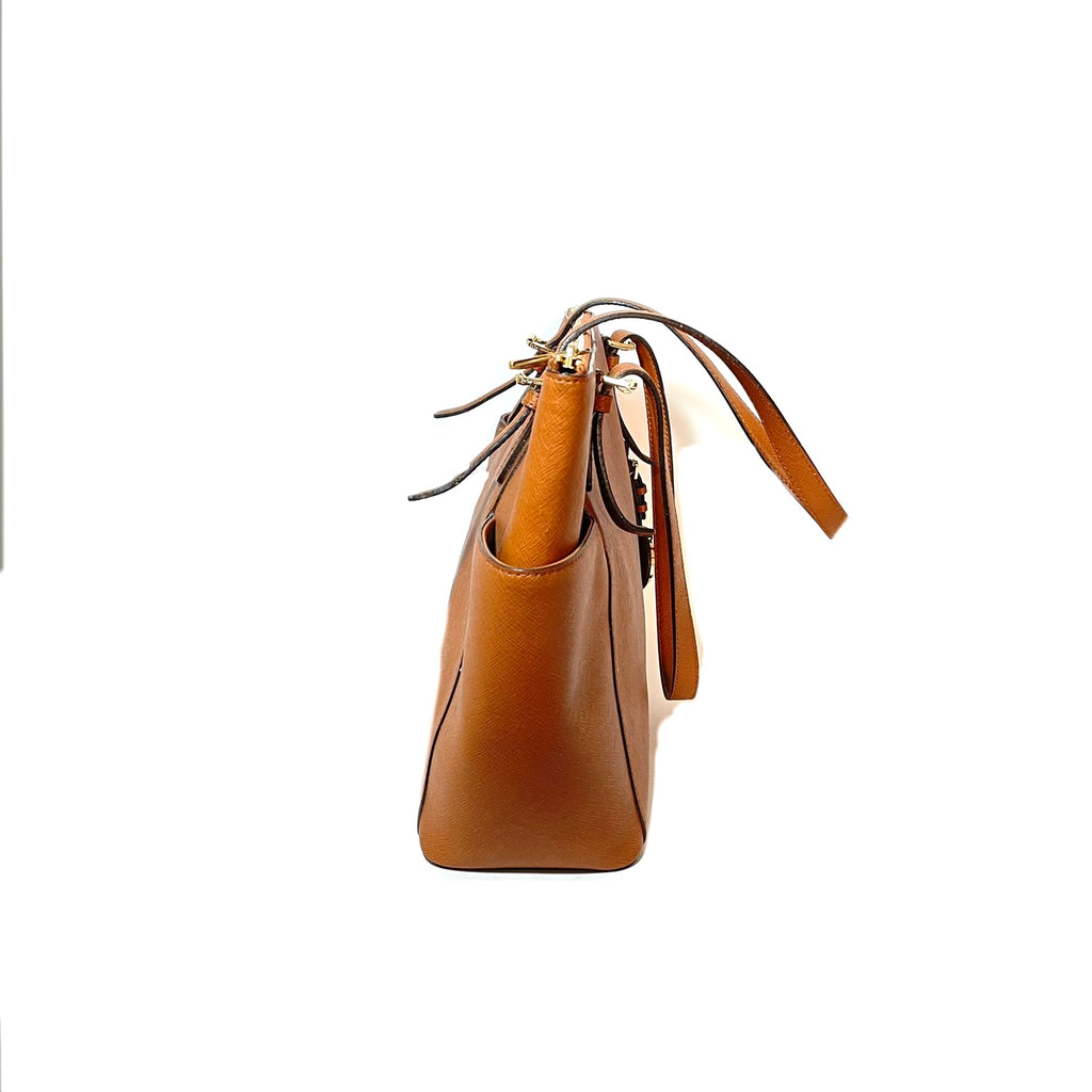 Michael Kors Tan Jet Set Medium Zip Tote | Pre Loved |