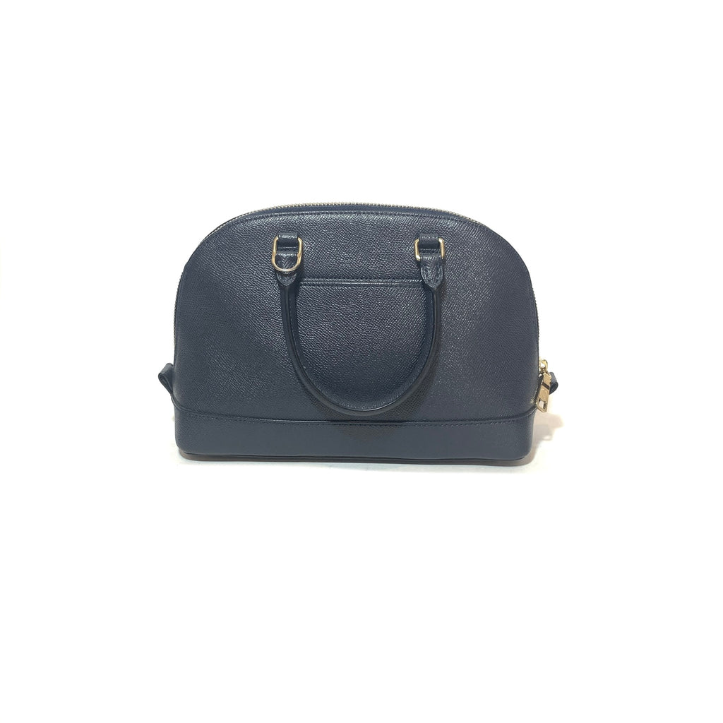 Coach Navy Blue Leather 'Sierra' Tote Bag | Gently Used |