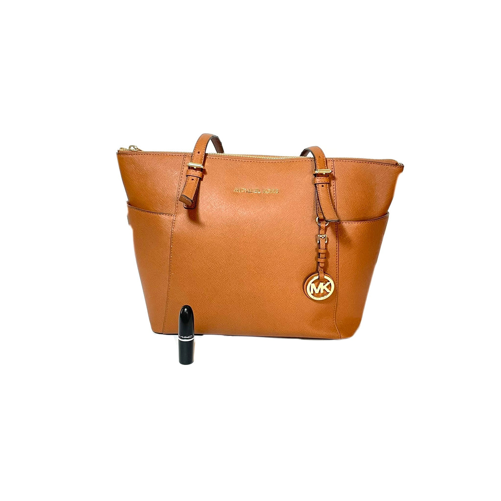 Michael Kors Tan Jet Set Medium Zip Tote | Pre Loved |