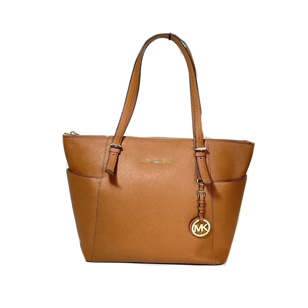 Michael Kors Tan Jet Set Medium Zip Tote | Pre Loved |