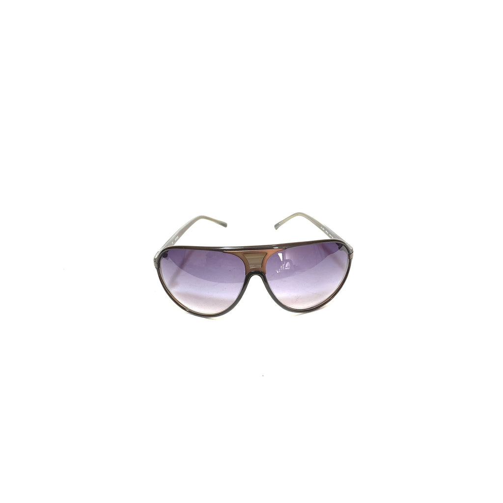 Guess Brown GU 6597 Aviator Unisex Sunglasses | Like New |