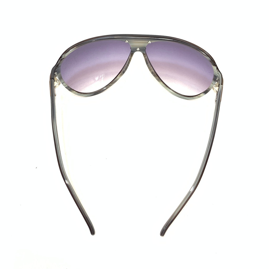 Guess Brown GU 6597 Aviator Unisex Sunglasses | Like New |