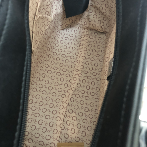 Guess Black 'Homestead' Shoulder Bag with Coin Pouch | Brand New |