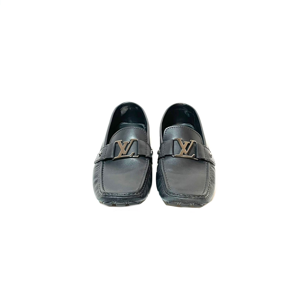 Louis Vuitton Black Men's Monte Carlo Leather Loafers | Gently Used |