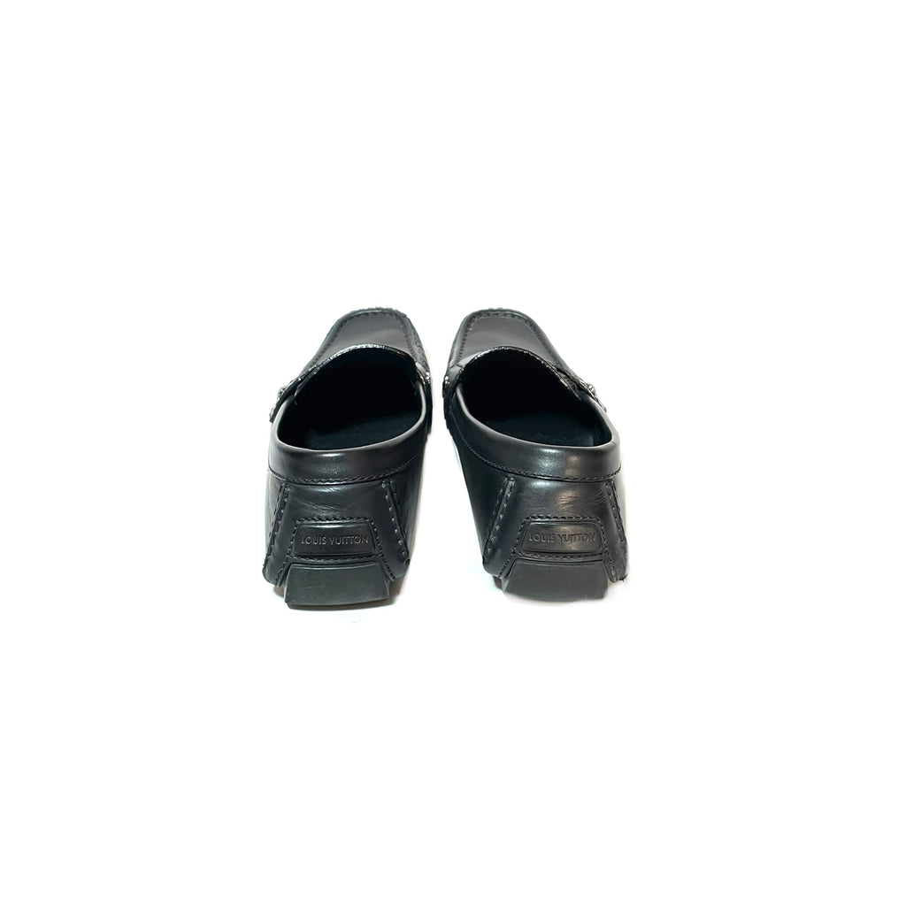 Louis Vuitton Black Men's Monte Carlo Leather Loafers | Gently Used |