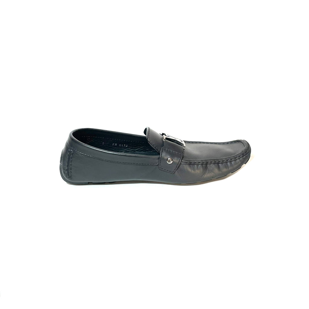 Louis Vuitton Black Men's Monte Carlo Leather Loafers | Gently Used |