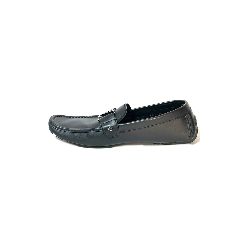 Louis Vuitton Black Men's Monte Carlo Leather Loafers | Gently Used |