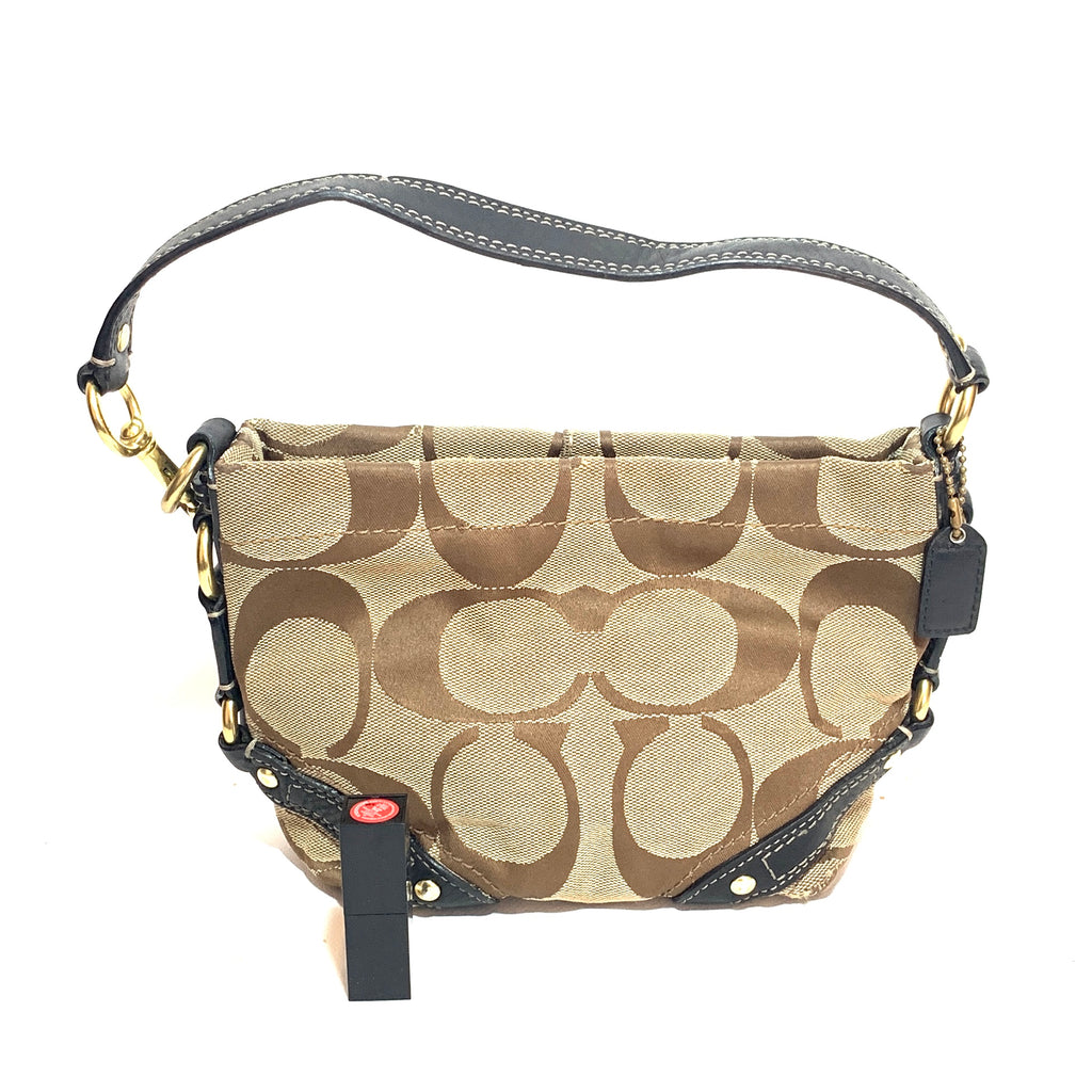 Coach Signature Canvas Mini Shoulder Bag | Pre Loved |