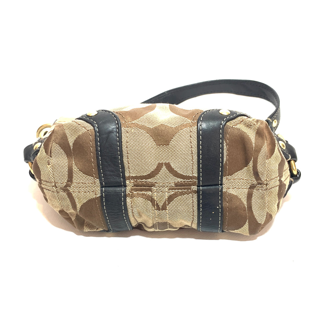 Coach Signature Canvas Mini Shoulder Bag | Pre Loved |