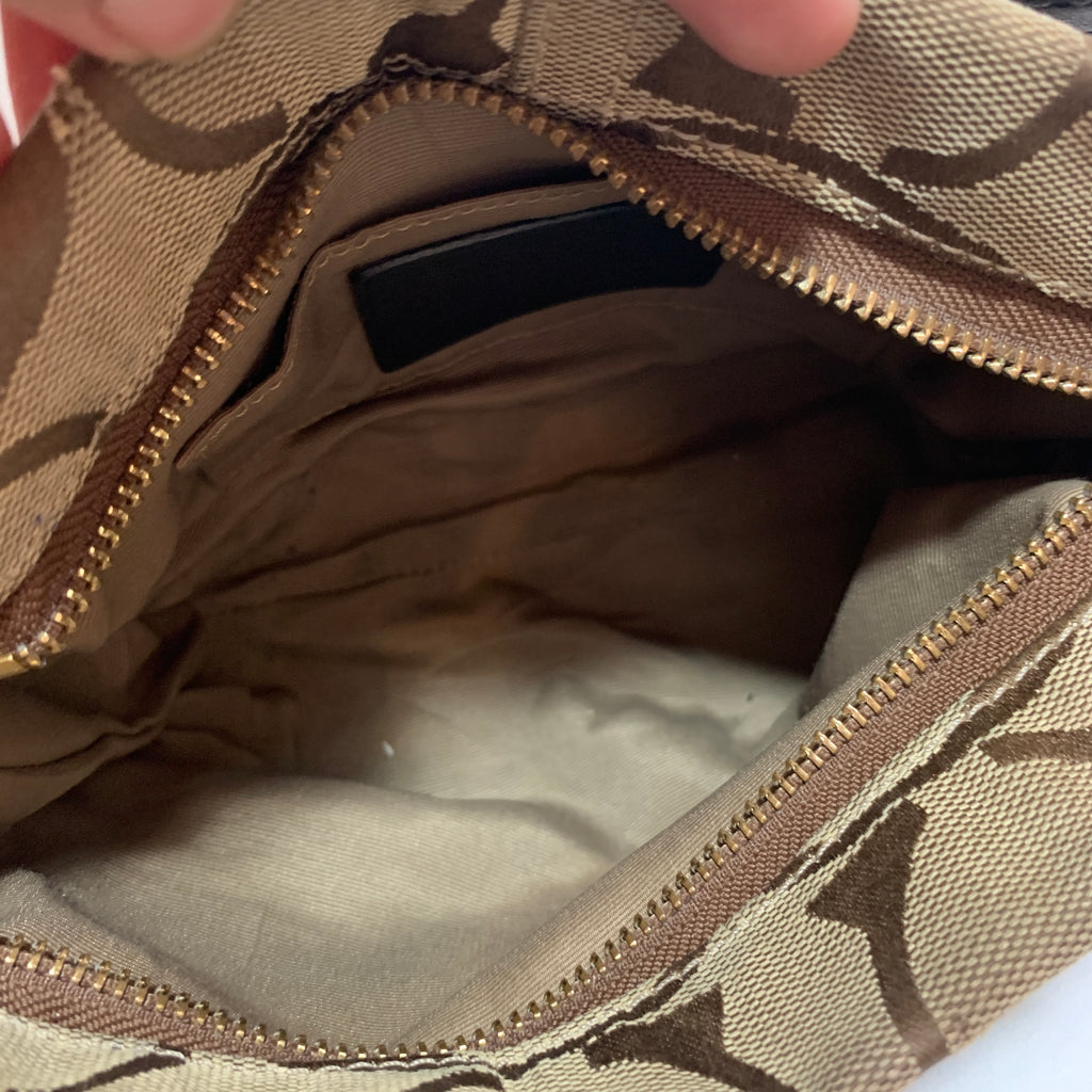 Coach Signature Canvas Mini Shoulder Bag | Pre Loved |