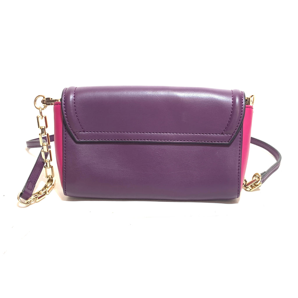 Cavalli Class Purple & Pink Small Shoulder Bag | Like New |