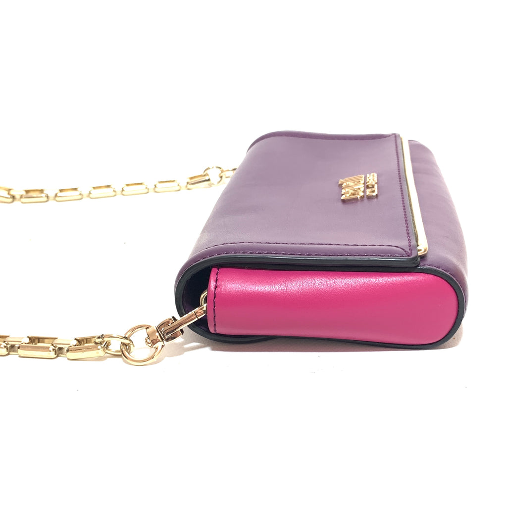 Cavalli Class Purple & Pink Small Shoulder Bag | Like New |