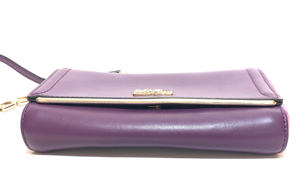 Cavalli Class Purple & Pink Small Shoulder Bag | Like New |