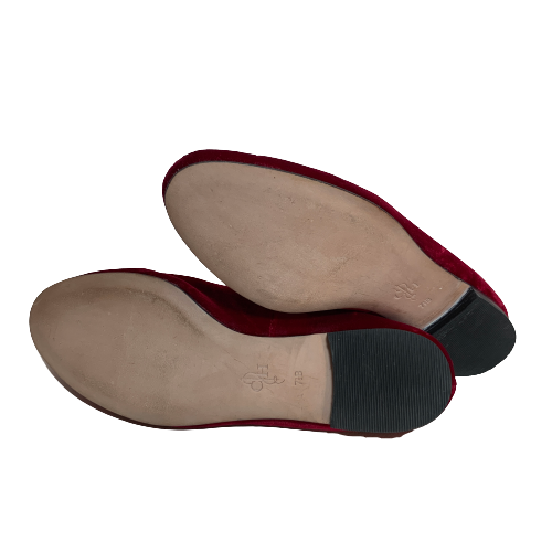 Cole Haan Red Sabrina Velvet Loafers Gently Used Secret Stash