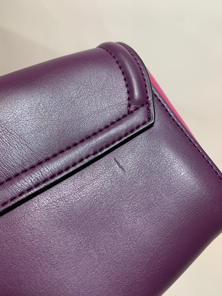 Cavalli Class Purple & Pink Small Shoulder Bag | Like New |