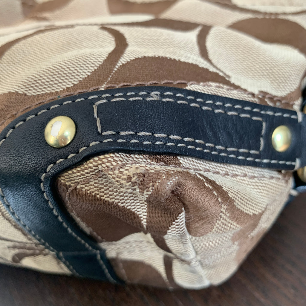 Coach Signature Canvas Mini Shoulder Bag | Pre Loved |