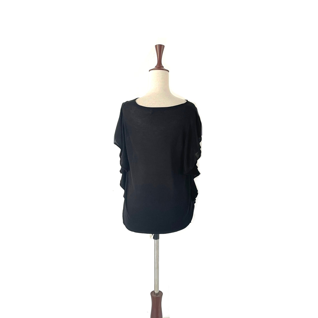 ZARA Black Knit Top | Gently Used |