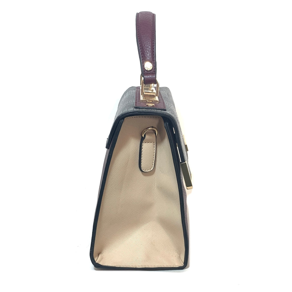 DUNE Tri-Colour Purple Satchel | Pre Loved |