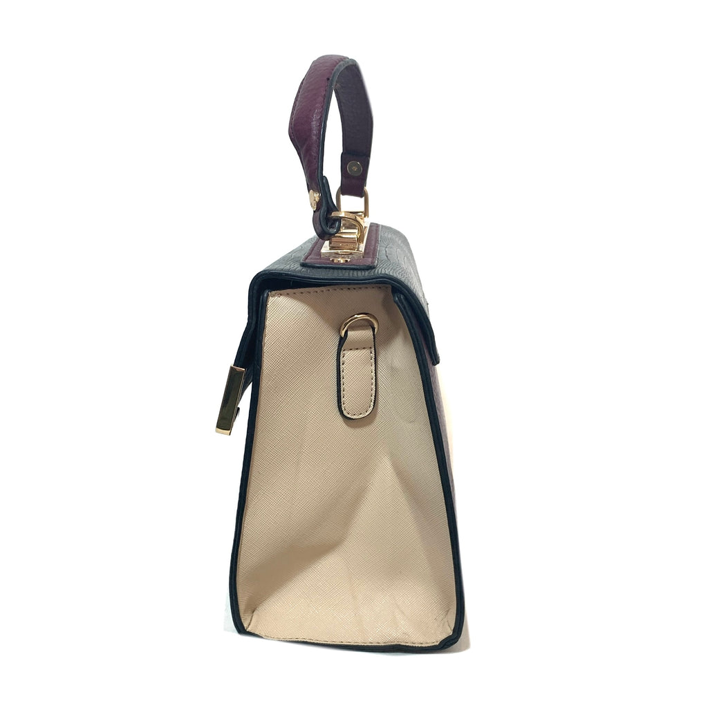 DUNE Tri-Colour Purple Satchel | Pre Loved |