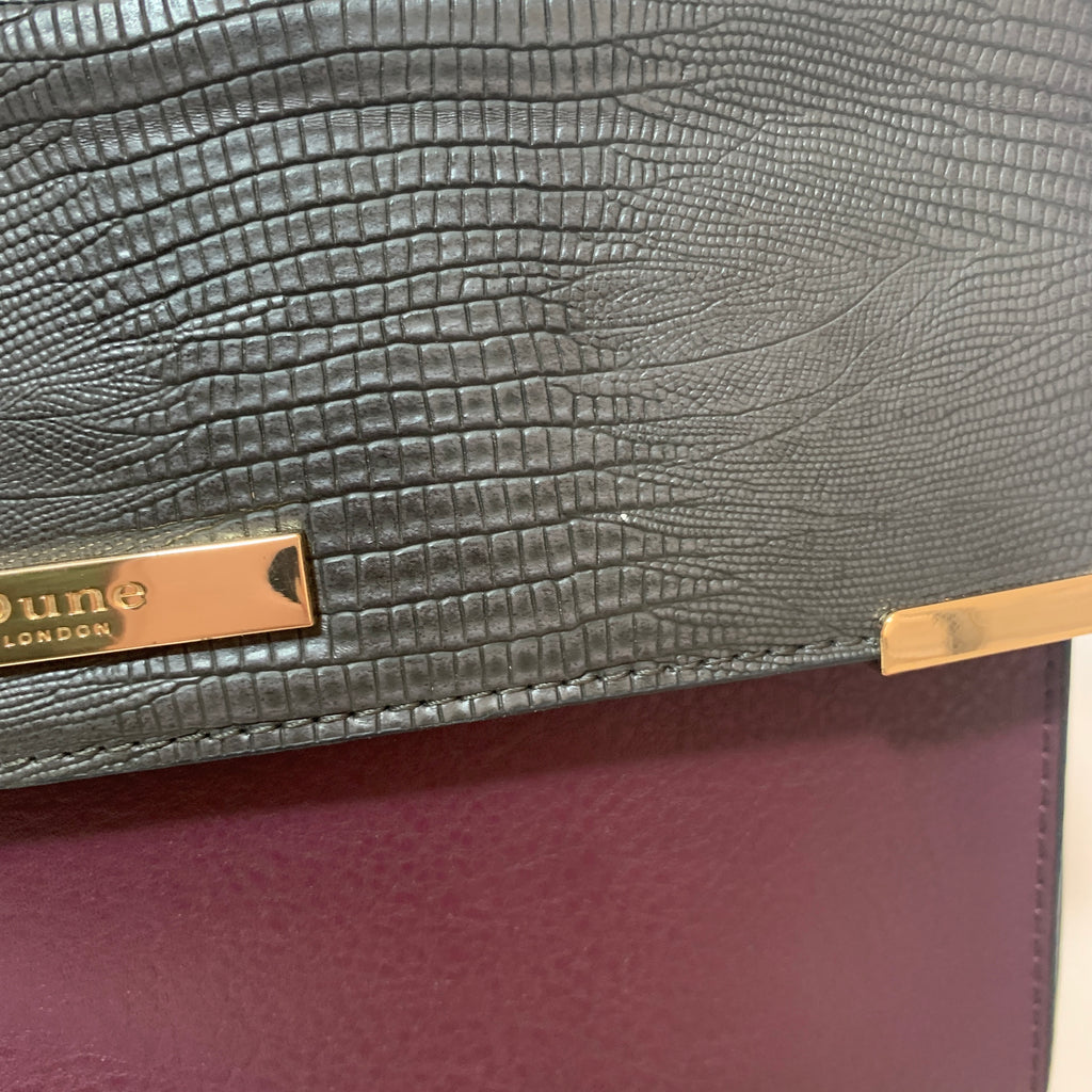 DUNE Tri-Colour Purple Satchel | Pre Loved |