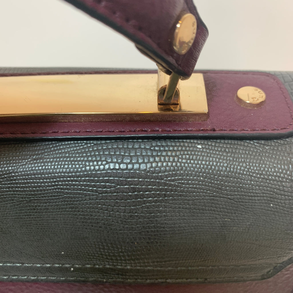 DUNE Tri-Colour Purple Satchel | Pre Loved |