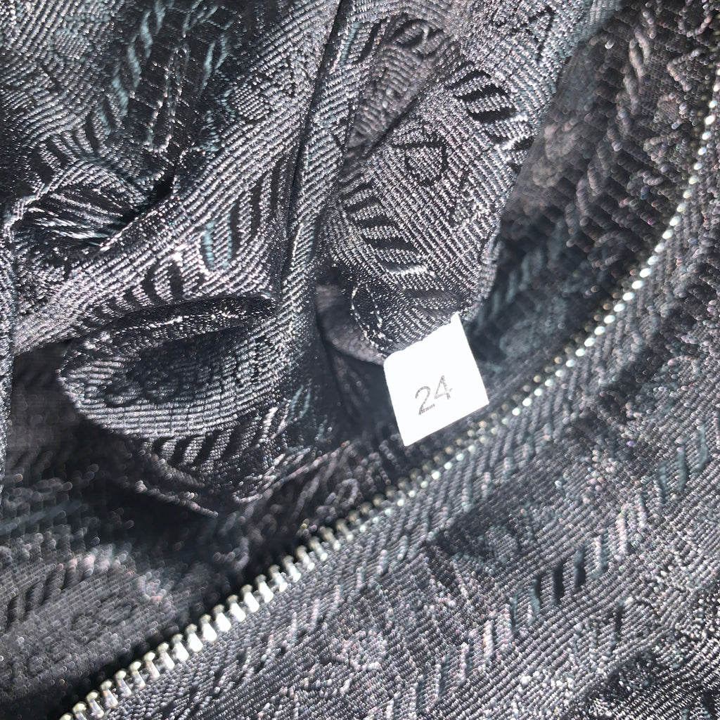 Prada Black Leather Dome BR3208 Tote | Like New |